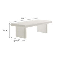 Relic White Concrete Textured Coffee Table - Ornate Home