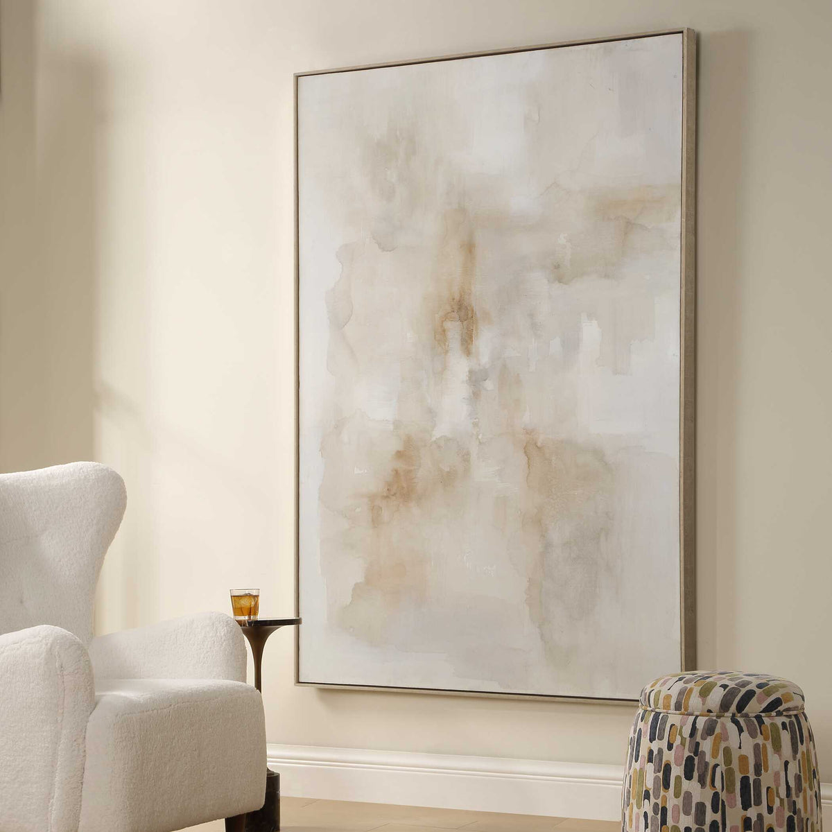 Remedy Multicolor Hand Painted Modern Canvas - Ornate Home