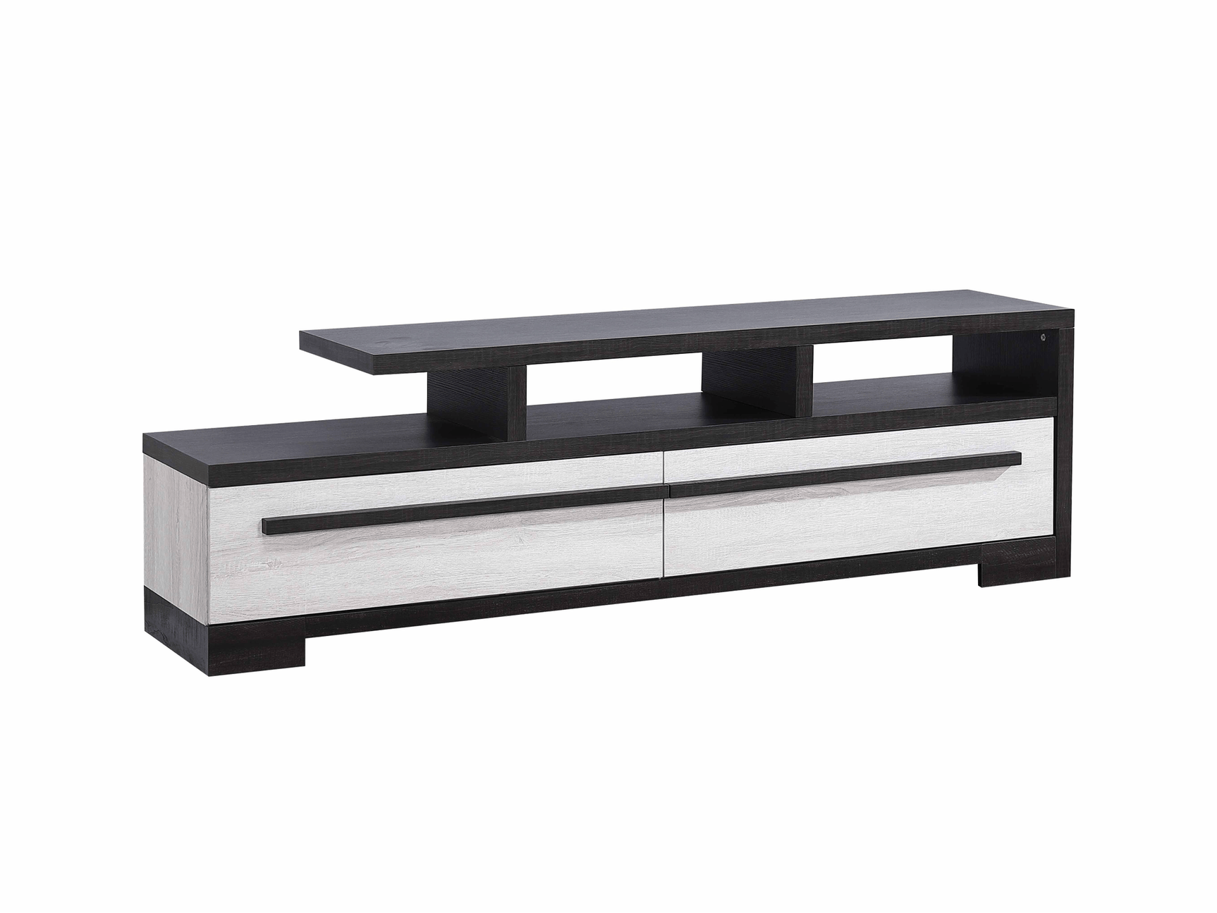 Remington Black/White 72" TV Stand - Ornate Home