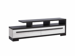 Remington Black/White 72" TV Stand - Ornate Home