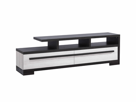 Remington Black/White 72" TV Stand - Ornate Home