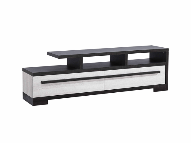 Remington Black/White 72" TV Stand - Ornate Home