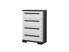 Remington Black/White Chest - Ornate Home