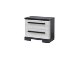 Remington Black/White Nightstand - Ornate Home