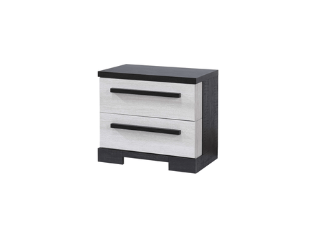 Remington Black/White Nightstand - Ornate Home
