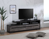 Remington Brown/Gray 72" TV Stand - Ornate Home