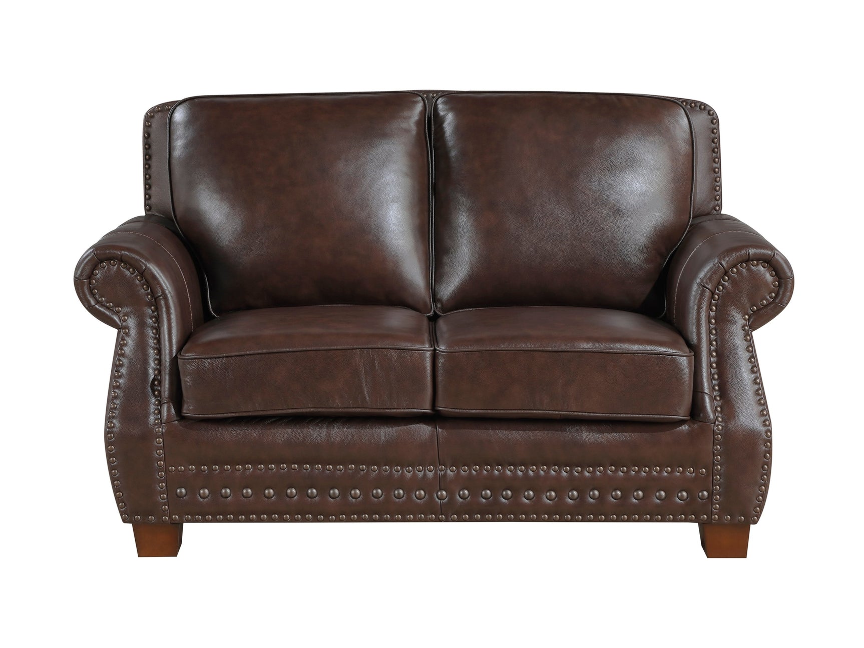 Remington Brown Loveseat - Ornate Home