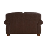 Remington Brown Loveseat - Ornate Home