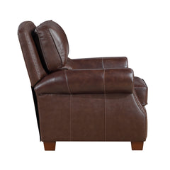 Remington Brown Push Back Reclining Chair - Ornate Home