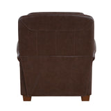 Remington Brown Push Back Reclining Chair - Ornate Home