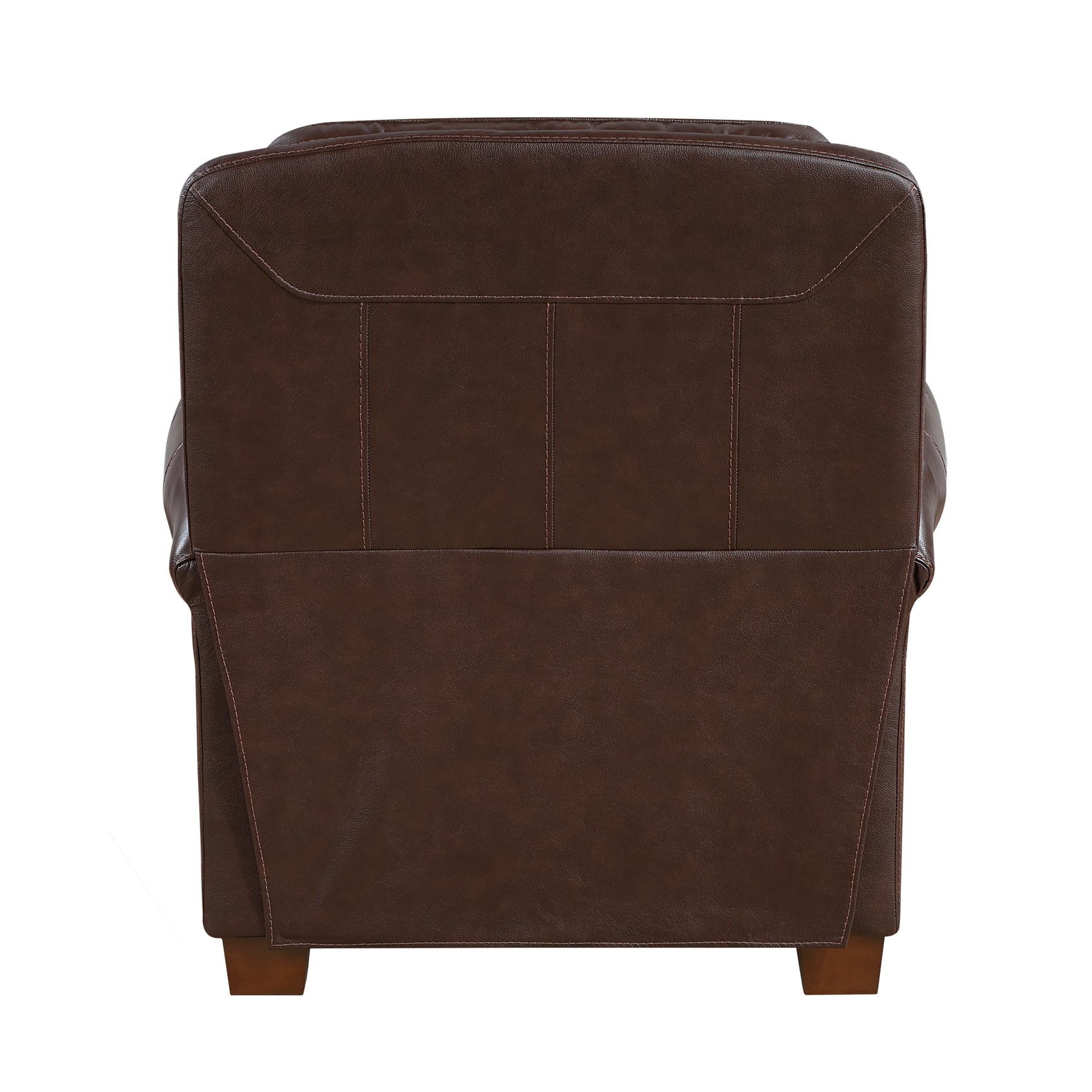 Remington Brown Push Back Reclining Chair - Ornate Home