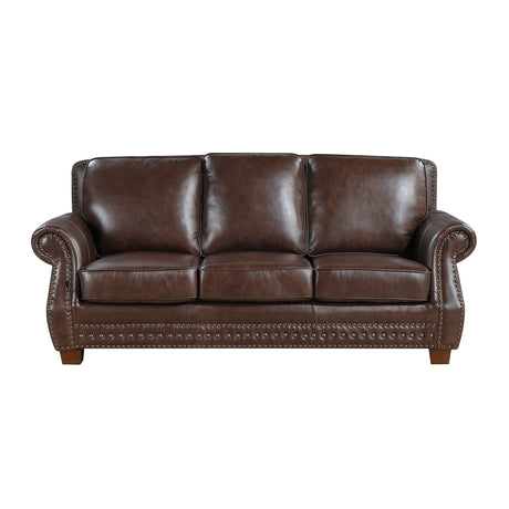 Remington Brown Sofa and Loveseat - Ornate Home