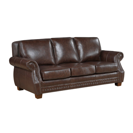 Remington Brown Sofa and Loveseat - Ornate Home