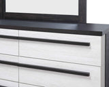 Remington Chalk/Ebony Panel Bedroom Set - Ornate Home
