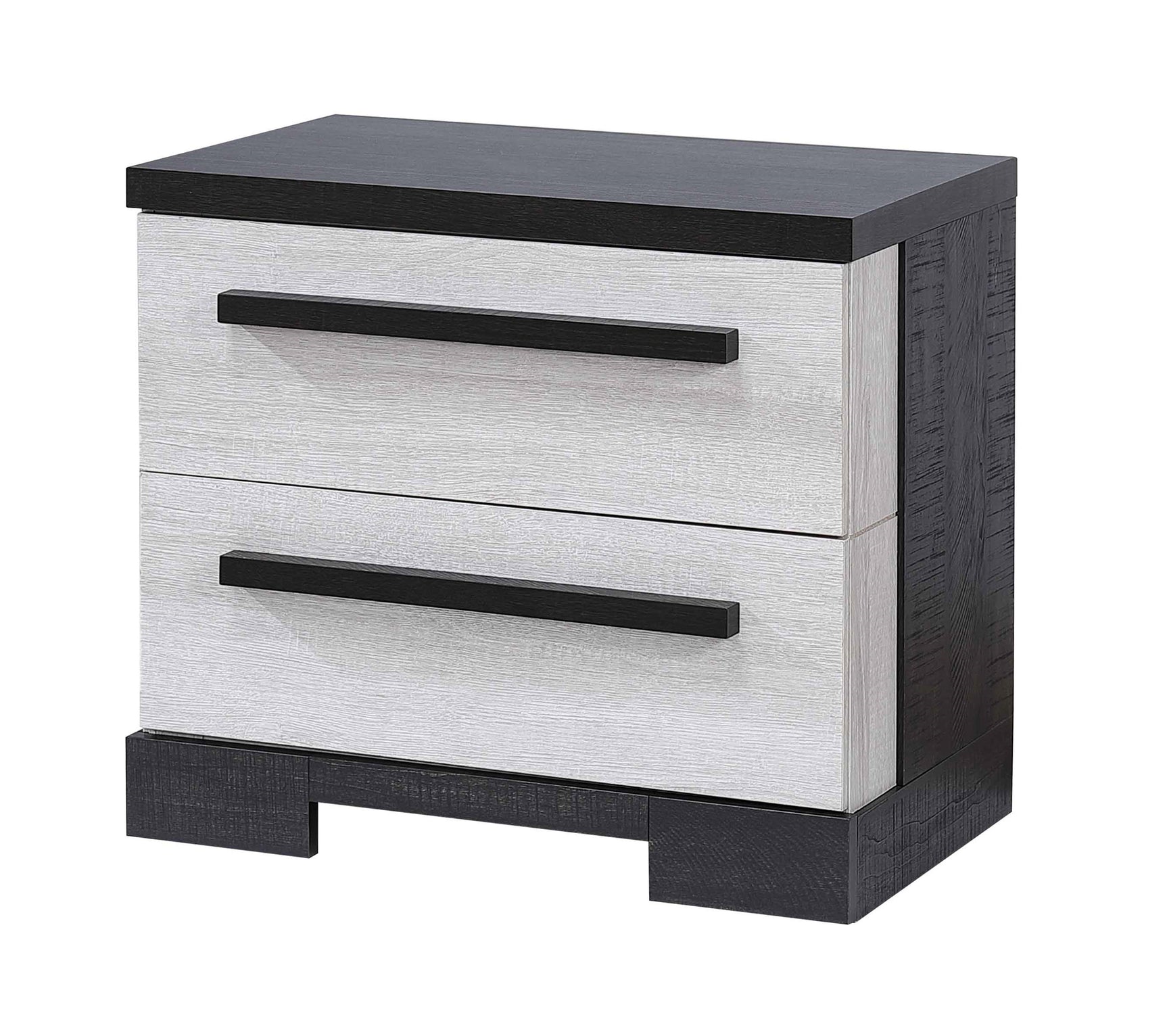 Remington Chalk/Ebony Panel Bedroom Set - Ornate Home