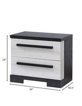 Remington Chalk/Ebony Panel Bedroom Set - Ornate Home