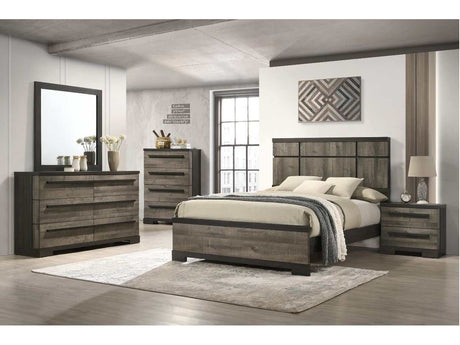 Remington Rustic Gray/Dark Ebony Bedroom Sets - Ornate Home