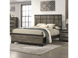 Remington Rustic Gray & Dark Ebony King Bed - Ornate Home