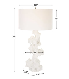Remnant White Marble Table Lamp - Ornate Home