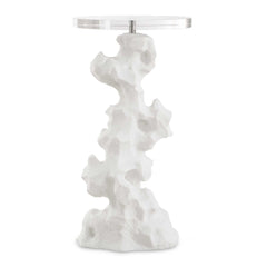 Remnant White Stone Drink Table - Ornate Home