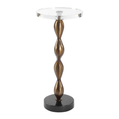 Remolino Bronze Drink Table - Ornate Home