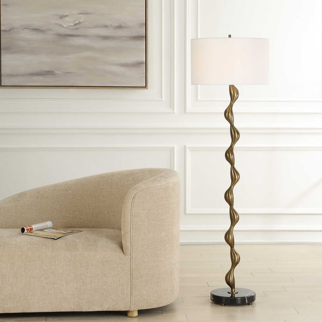 Remolino Bronze Floor Lamp - Ornate Home