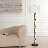 Remolino Bronze Floor Lamp - Ornate Home