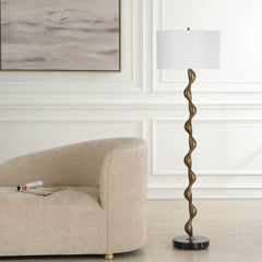 Remolino Bronze Floor Lamp - Ornate Home