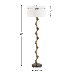 Remolino Bronze Floor Lamp - Ornate Home