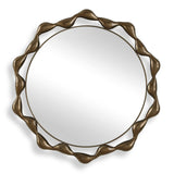 Remolino Bronze Round Mirror - Ornate Home