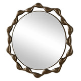 Remolino Bronze Round Mirror - Ornate Home