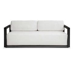 Remsen Black/Oyster Outdoor Sofa - Ornate Home