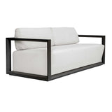 Remsen Black/Oyster Outdoor Sofa - Ornate Home