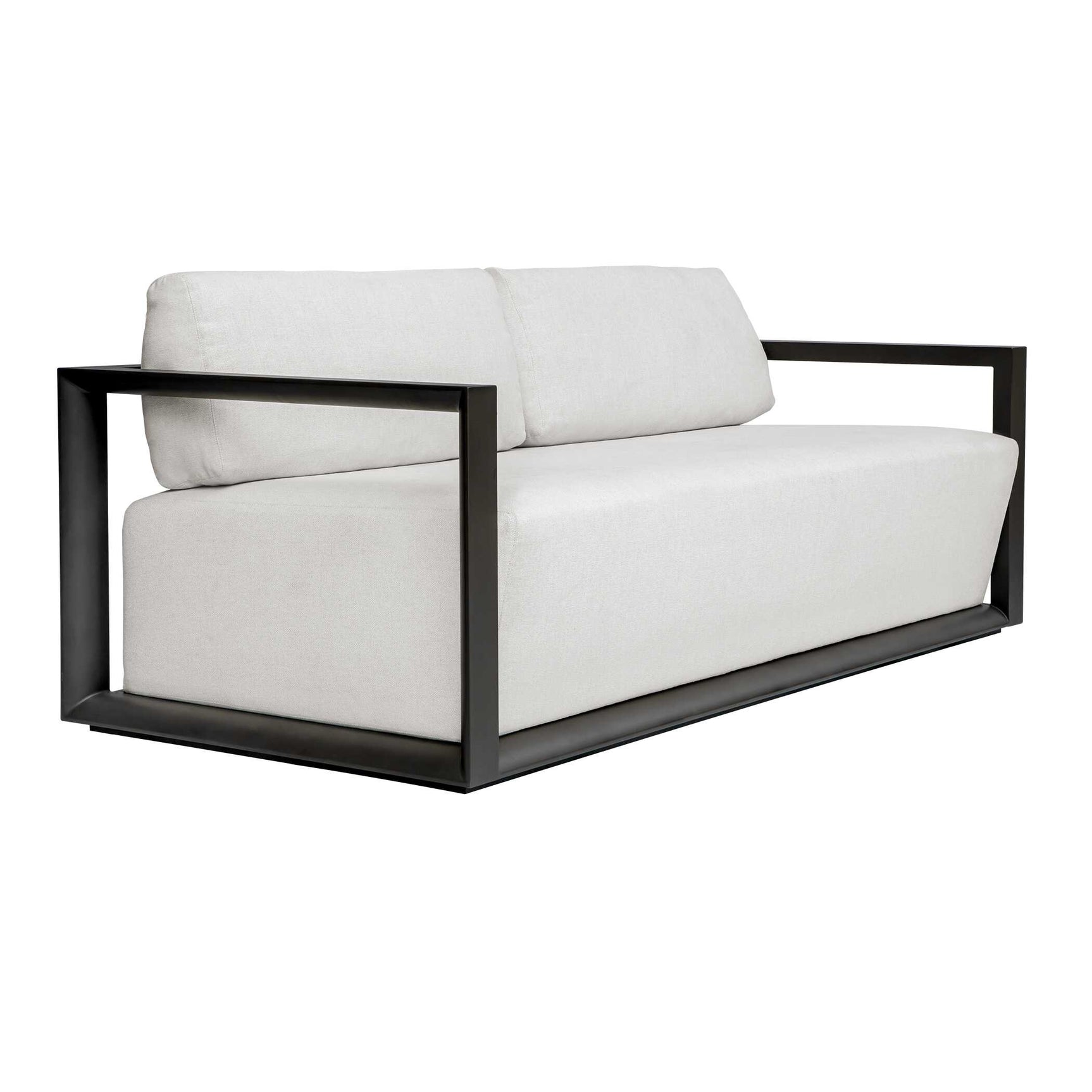 Remsen Black/Oyster Outdoor Sofa - Ornate Home