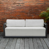 Remsen Black/Oyster Outdoor Sofa - Ornate Home