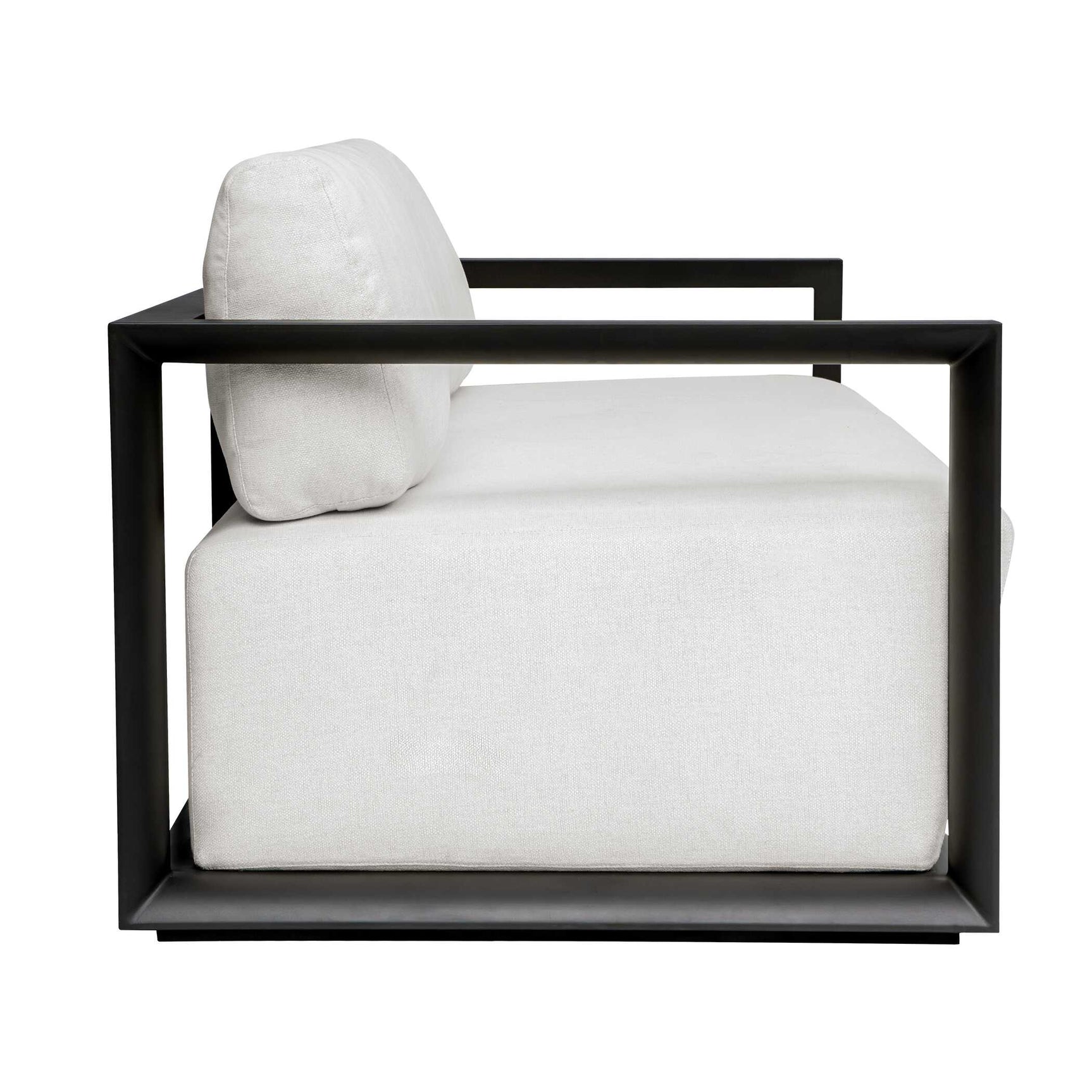 Remsen Black/Oyster Outdoor Sofa - Ornate Home