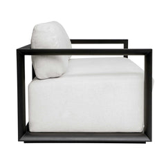 Remsen Black/Oyster Outdoor Sofa - Ornate Home