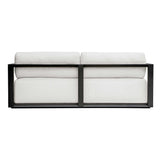 Remsen Black/Oyster Outdoor Sofa - Ornate Home