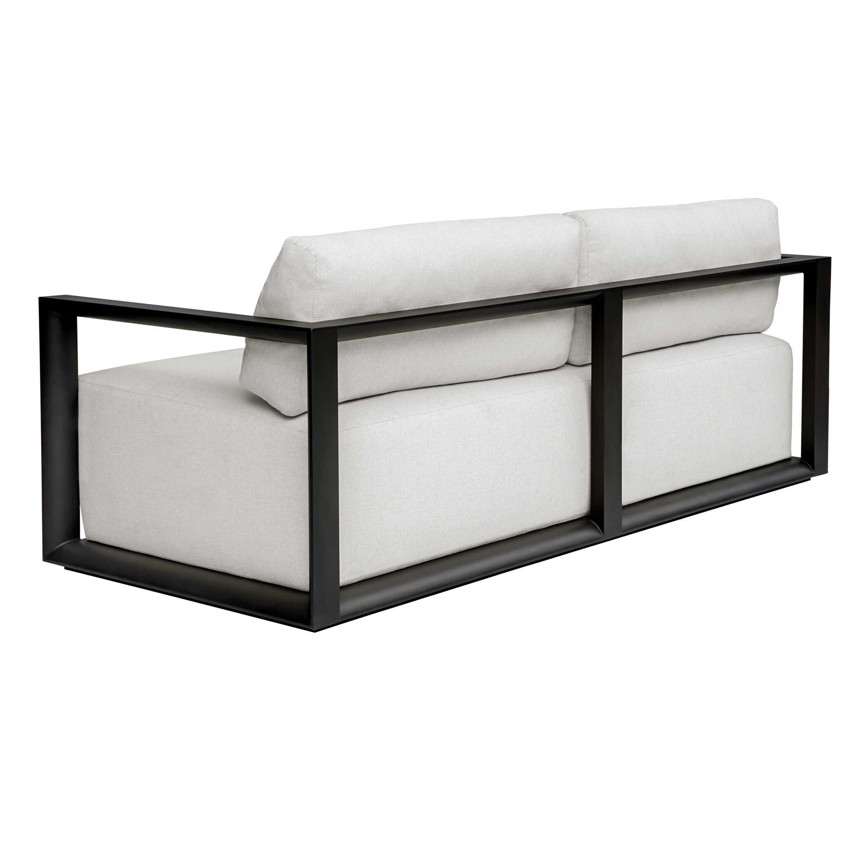 Remsen Black/Oyster Outdoor Sofa - Ornate Home