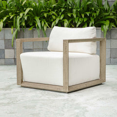 Remsen Gray Outdoor Lounge Chair - Ornate Home