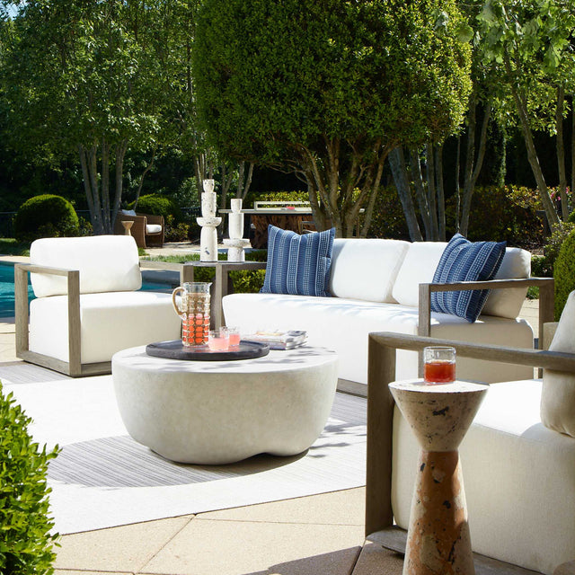 Remsen Gray Outdoor Sofa - Ornate Home