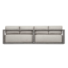 Remsen Weathered Gray/Dove Outdoor Large Sofa - Ornate Home