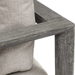 Remsen Weathered Gray/Dove Outdoor Large Sofa - Ornate Home