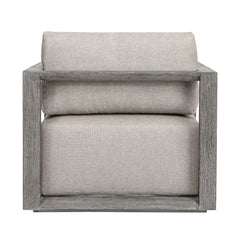 Remsen Weathered Gray/Dove Outdoor Lounge Chair - Ornate Home