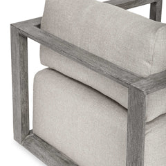 Remsen Weathered Gray/Dove Outdoor Lounge Chair - Ornate Home