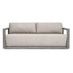 Remsen Weathered Gray/Dove Outdoor Sofa - Ornate Home