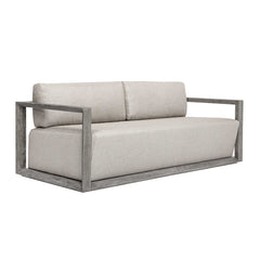 Remsen Weathered Gray/Dove Outdoor Sofa - Ornate Home