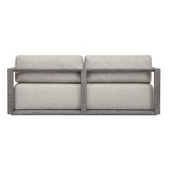 Remsen Weathered Gray/Dove Outdoor Sofa - Ornate Home