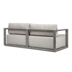 Remsen Weathered Gray/Dove Outdoor Sofa - Ornate Home