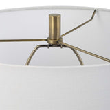 Remy Blue/Brass/White Polished Table Lamp - Ornate Home